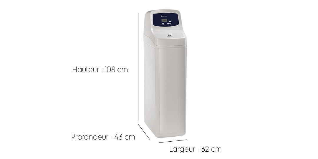 Adoucisseur d'eau Electrolux 17L compact